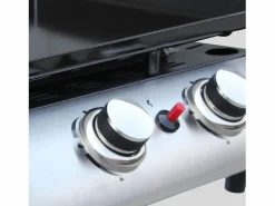 Hot Plancha de gas de 3 quemadores 7,5kw + carro Plancha Cocina
