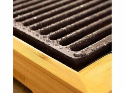 Hot Plancha eléctrica Cecotec Tasty&Grill 2000 Bamboo LineStone 2000W madera/ Gris