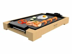 Plancha eléctrica Cecotec Tasty&Grill 2000 Bamboo 2000W madera/