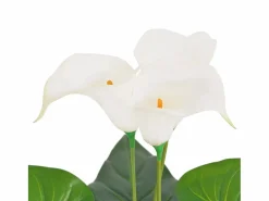 Planta artificial con maceta Cala 85 cm Blanca