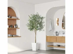Best Planta artificial de oliva de 180 cm, decoración de plantas s falsas, removible, para el jardín de balcón de salón de dormitorio de la casa Planta Artificial