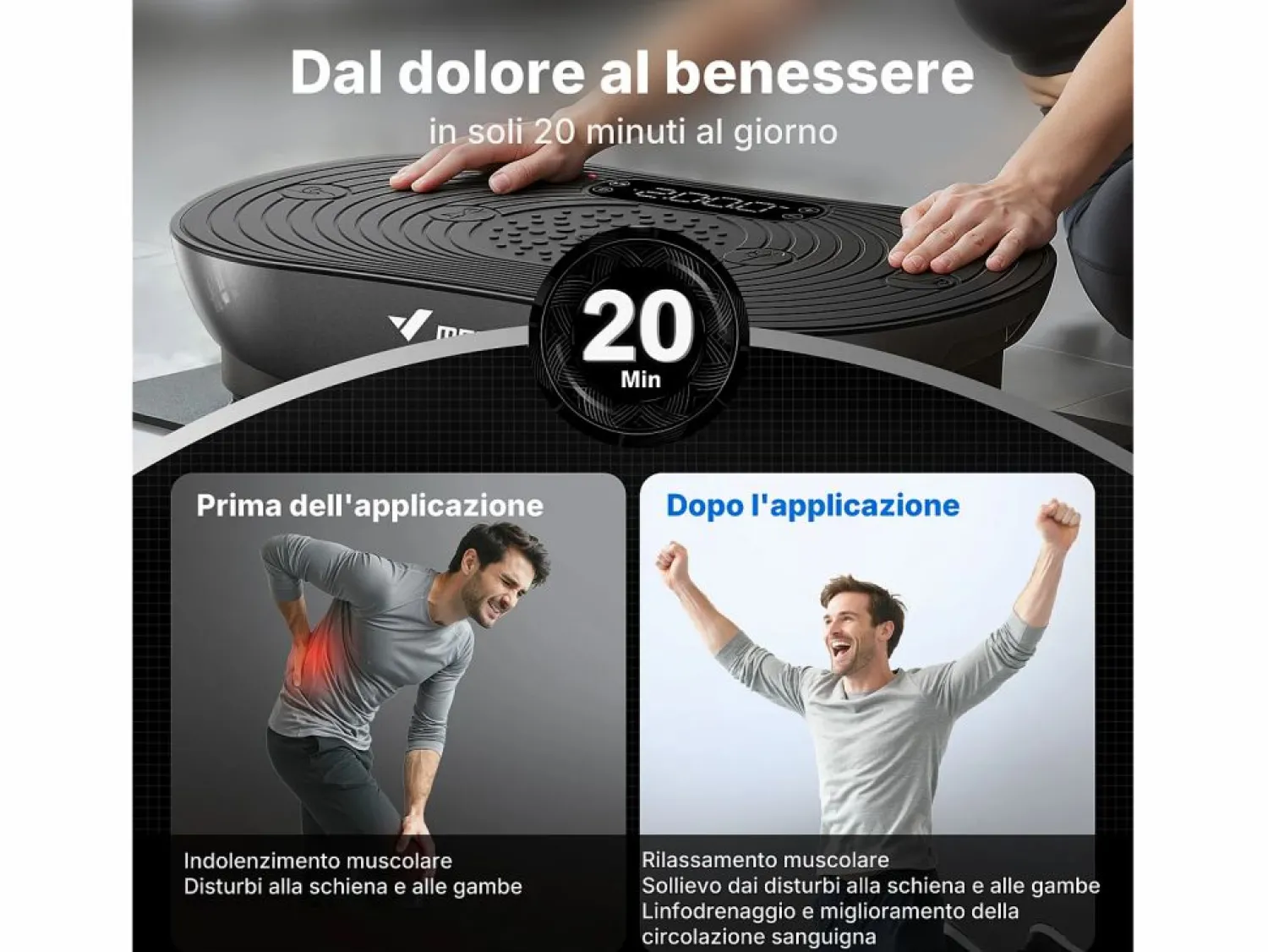 MERACH Plataforma vibratoria , 99 niveles, Bluetooth, control remoto, LED con pantalla táctil, altavoz integrado, modo dual, Baixo Ruído, Máx 158kg