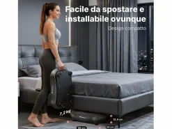 MERACH Plataforma vibratoria , 99 niveles, Bluetooth, control remoto, LED con pantalla táctil, altavoz integrado, modo dual, Baixo Ruído, Máx 158kg
