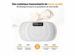 Best Plataforma Vibratoria Silenciosa , 11 Niveles, LED, Bluetooth, Altavoz Integrado, Control Remoto, Modo Manual/Automático, Máx 181kg, Aparato De Musculación