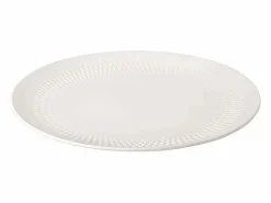 Outlet VILLEROY & BOCH Plato central de porcelana blanca de primera calidad D32 cm, Manufactura Collier Blanco