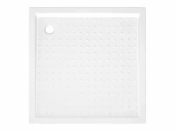 Plato de ducha con puntos ABS 80x80x4 cm ES613635