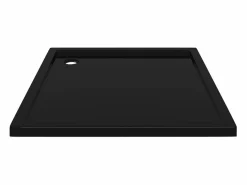 Hot Plato de ducha cuadrado de ABS 80x80 cm ES174094 Negro