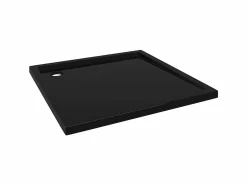 New Plato de ducha cuadrado de ABS 90x90 cm ES162680 Negro