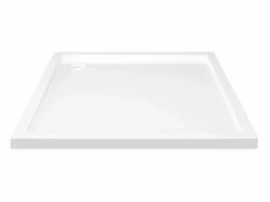 Best Plato de ducha cuadrado de ABS negro 90x90 cm ES743580 Blanco