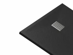 Clearance Shower & Design Plato de ducha encastrable, color , medidas 120 x 90 cm, MIRNOSA Negro