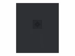 Hot Plato de ducha pizarra PURE GRAFITO 100x110 cm rejilla color Plato De Ducha