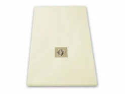 Clearance Plato de ducha pizarra PURE 80x120 cm rejilla inox Plato De Ducha