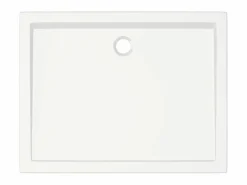 Sale Plato de ducha rectangular ABS 70x90 cm ES586056 Blanco