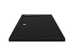 Hot Plato de ducha rectangular ABS 80x120 cm ES431656 Negro
