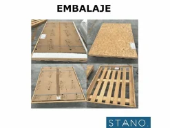 STANO Plato de ducha resina COVER CREMA 80x120cm