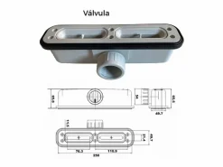 STANO Plato de ducha resina COVER 80x180cm