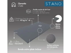 New Plato de ducha resina QUORE 80x120cm Plato De Ducha