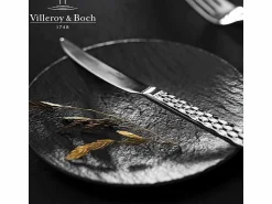 Outlet VILLEROY & BOCH Plato de pan de porcelana D16 cm, Manufacture Rock Negro