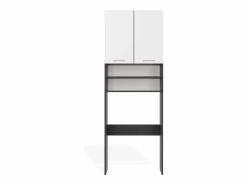 TOPESHOP POLA - Mueble de baño sobre la lavadora - Antracita / Blanco