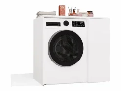 Best POLA NP 1D - Armario para lavadora de baño con puertas 2 estantes - 95x64x88,5 cm - Mueble Para Lavadora