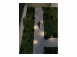 Hot POPA - Foco solar de 100 cm y 4000 K para jardín Beneito Faure Blanco