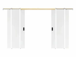 Outlet Porte doble empotrable - 2 x Alt. 205 x L83 cm MDF + PVC - VARIN II Puerta Corredera