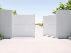 Clearance Portón de aluminio Ancho 305 x Alt. 181 cm NAZARIO Portón