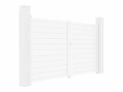 Clearance Portón de aluminio Ancho 305 x Alt. 181 cm NAZARIO Portón