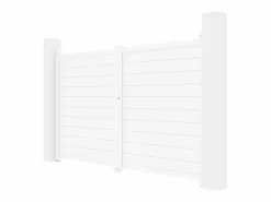 Clearance Portón de aluminio Ancho 305 x Alt. 181 cm NAZARIO Portón