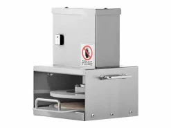 Discount Prensa para Masa SucceBuy Eléctrica, Placa 15 cm, Prensa para Pizza de Acero Inoxidable, Formadora de Pizza Comercial de Grosor Ajustable, para Cafés Plateado