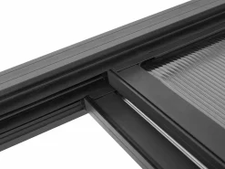 Best EXPERTLAND Pérgola adosada con techo deslizable, 12m², antracita IZEDA Gris antracita