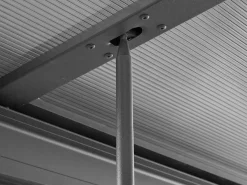 Best EXPERTLAND Pérgola adosada con techo deslizable, 12m², antracita IZEDA Gris antracita