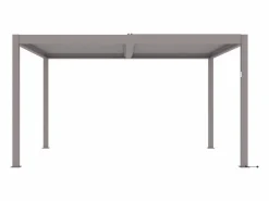 EXPERTLAND Pérgola aurtante eléctrica aluminio lamas orientables 12 m² AMADORA