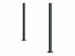 DripeX Pérgola autoportante en acero inoxidable, con techo de poliéster deslizante, 298 x 213 x 221 cm,