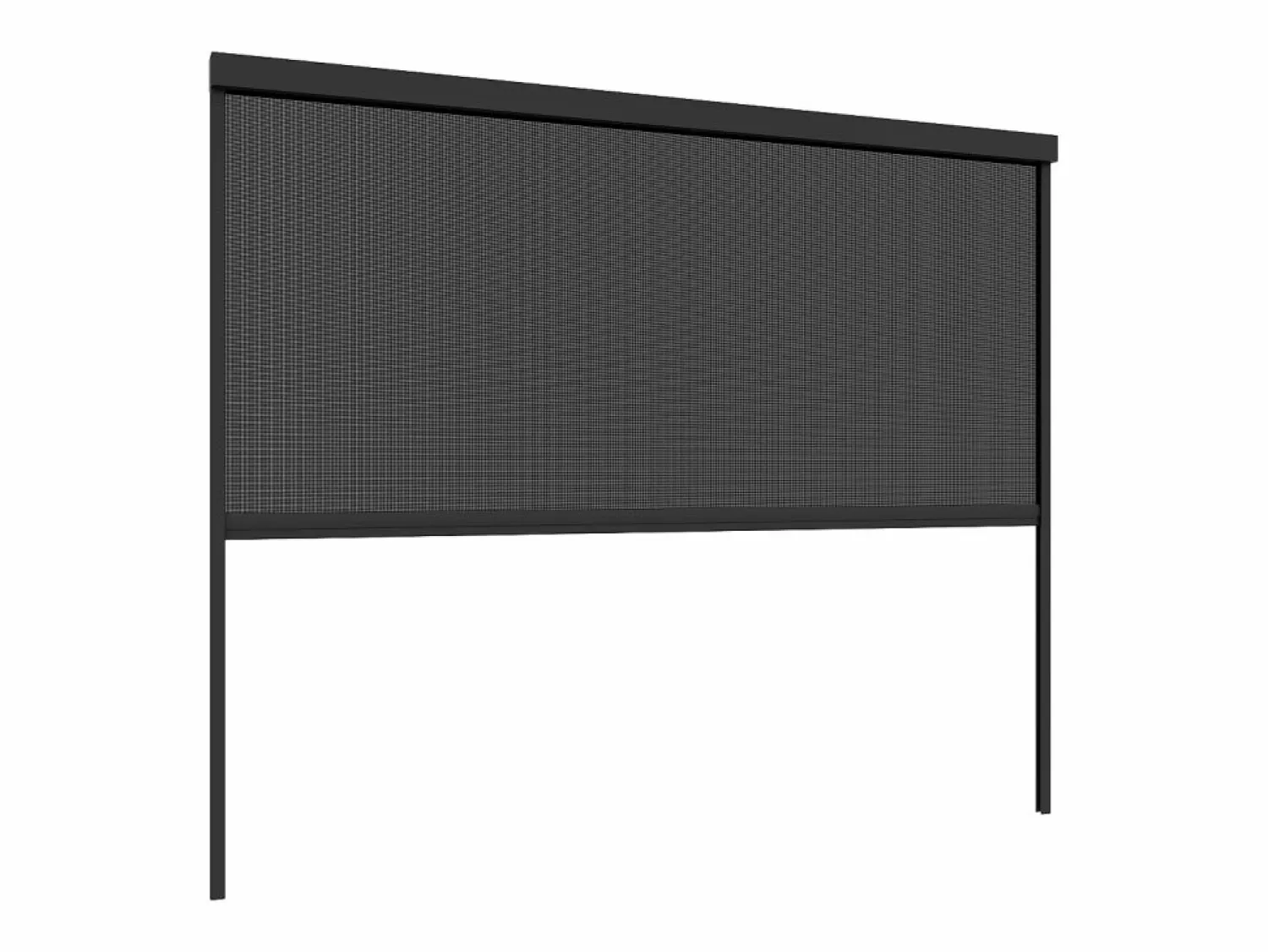 Hot EXPERTLAND Pérgola bioclimática aluminio 15m² cortina retráctil An.300 cm - Antracita - ALMAFI Gris antracita