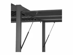 Online Pérgola bioclimática de aluminio y acero 3x3m + toldo 3m antracita Pérgola