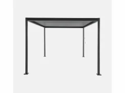 Sweeek Pérgola bioclimática 3x4m de aluminio y acero con lamas orientables y