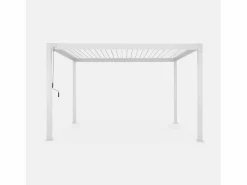 Sweeek Pérgola bioclimática 3x4m de aluminio con lamas orientables