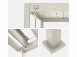 Discount Pérgola bioclimática 3x4m de aluminio con lamas orientables Pérgola