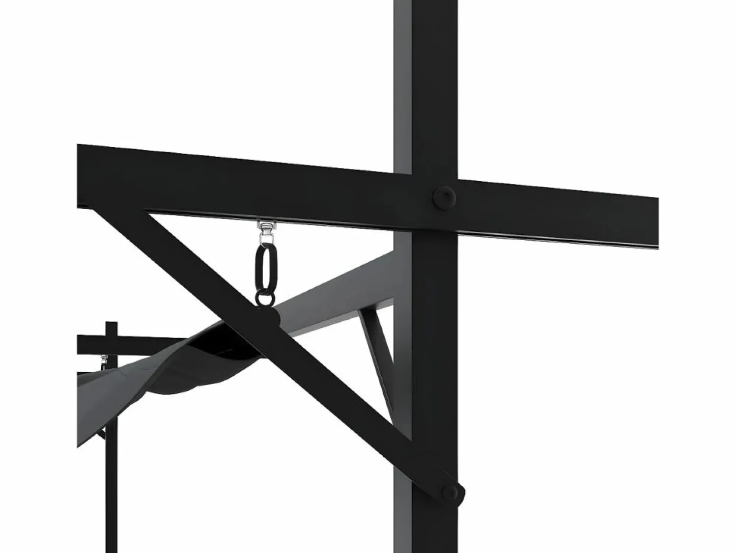 Sale Pérgola con cubierta retráctil 295x292x230 cm ES854919 Pérgola