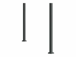 Best Pérgola con techo corredizo, de metal, color y gris (298x213x221cm) Negro