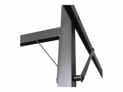 Pérgola con techo retráctil color topo 589x292x230 cm