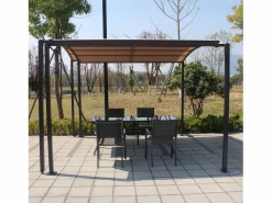 Online Pérgola corredera extensible y carport de 9m² a 16m², gris y ICARIA Pérgola