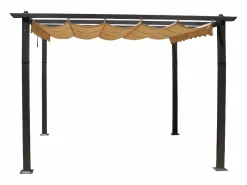 New Concept-Usine Pérgola de aluminio 3x3m Gazebo Topo