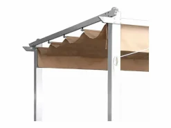 Best Pérgola de jardín exterior 3x3 m de aluminio Firenze UV Moon - Cenador Y Quiosco