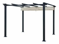 Happy Garden Pérgola independiente 3 × 3m CASSIS estructura de aluminio