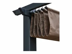 Happy Garden Pérgola independiente 3 × 3m CASSIS topo estructura de aluminio
