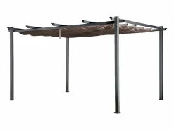New Pérgola independiente 3 × 4m CASSIS topo estructura de aluminio Pérgola