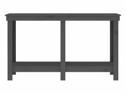 Sale Garden Furniture Prolenta Premium - Banco de trabajo de madera maciza de pino gris 140x50x80 cm Multicolor