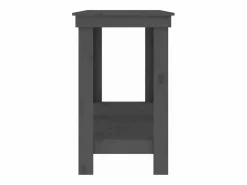 Sale Garden Furniture Prolenta Premium - Banco de trabajo de madera maciza de pino gris 140x50x80 cm Multicolor